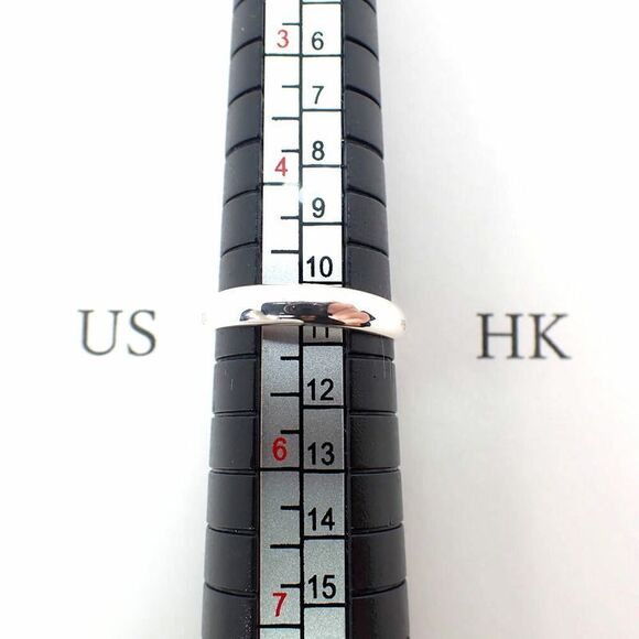 Tiffany & Co 925 Open Heart Ring / Size 9 / J7-9 - Picture 10 of 10